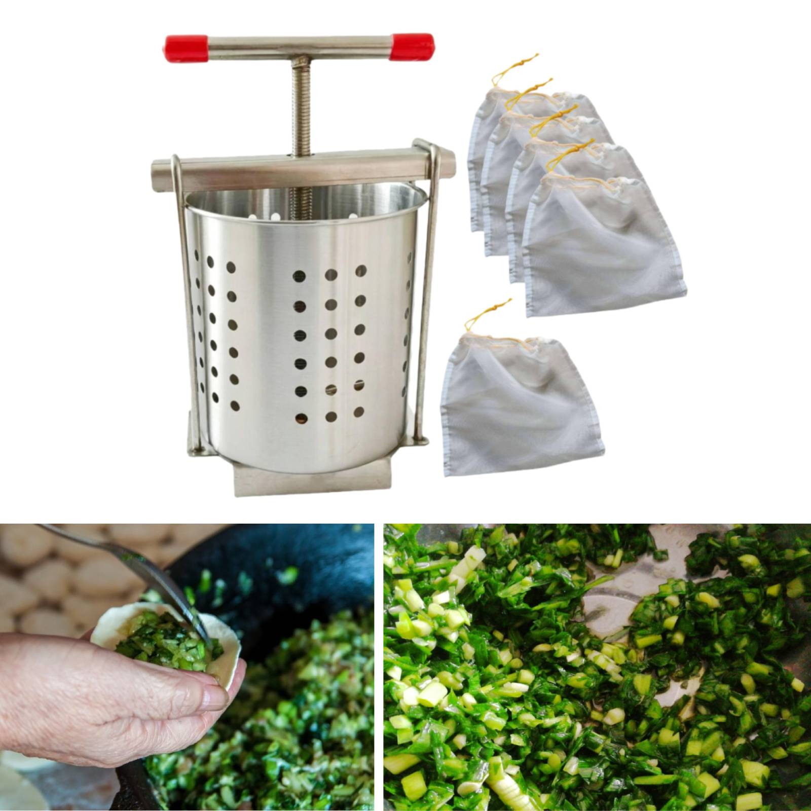 Kitchen Gadgets Dumpling Maker - Alat Pembuat Jus Buah Manual dari
