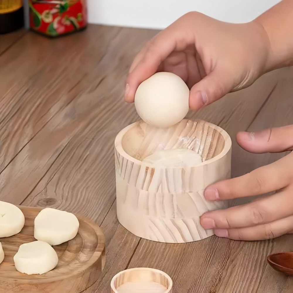 Kitchen Gadgets Dumpling Maker - Alat untuk Meratakan Adonan Dapur, Cetakan